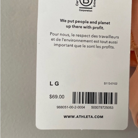 ATHLETA CONSCIOUS CUT OUT CROP D-DD - Picture 12 of 16